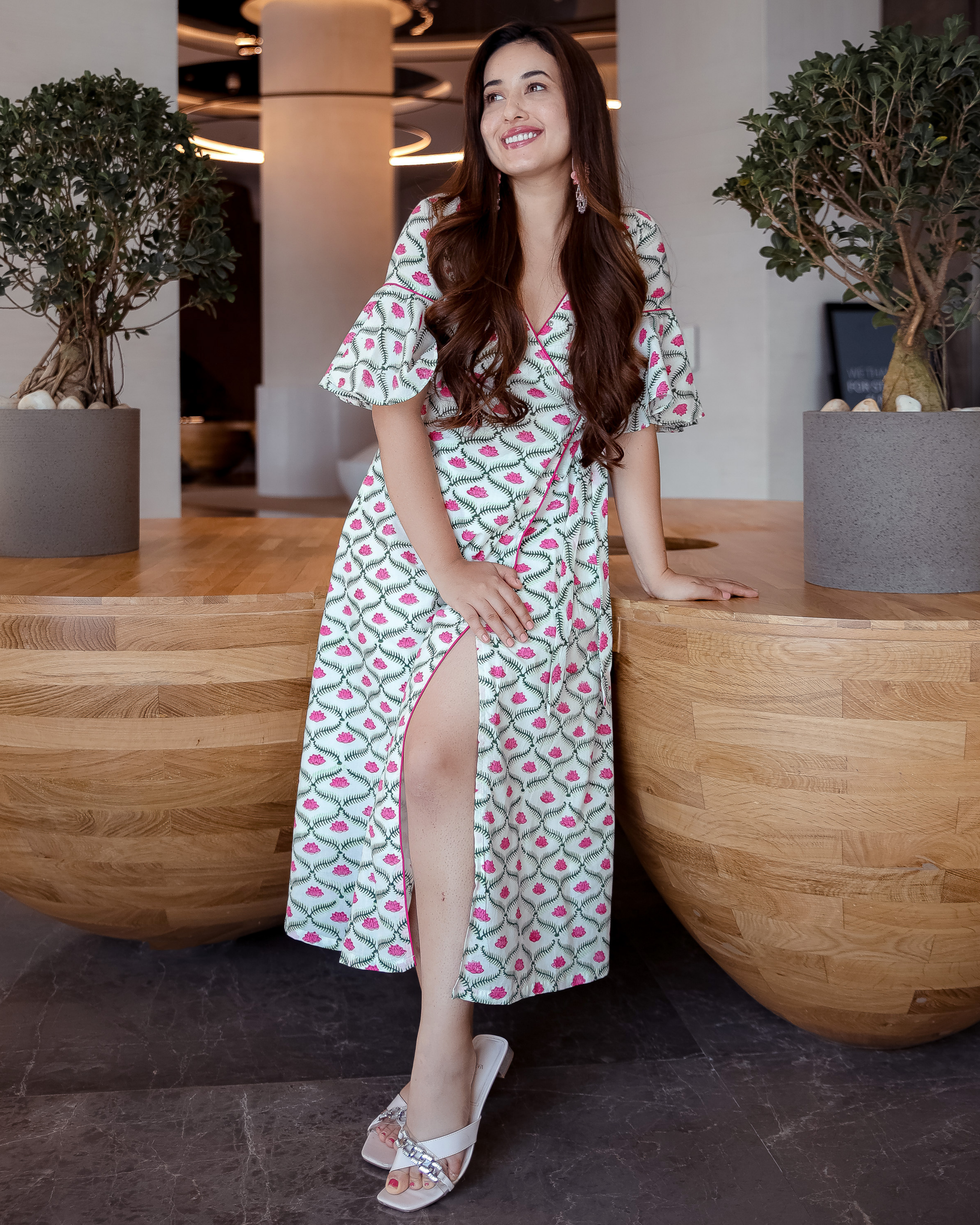 Apple Blossom Cotton Dress