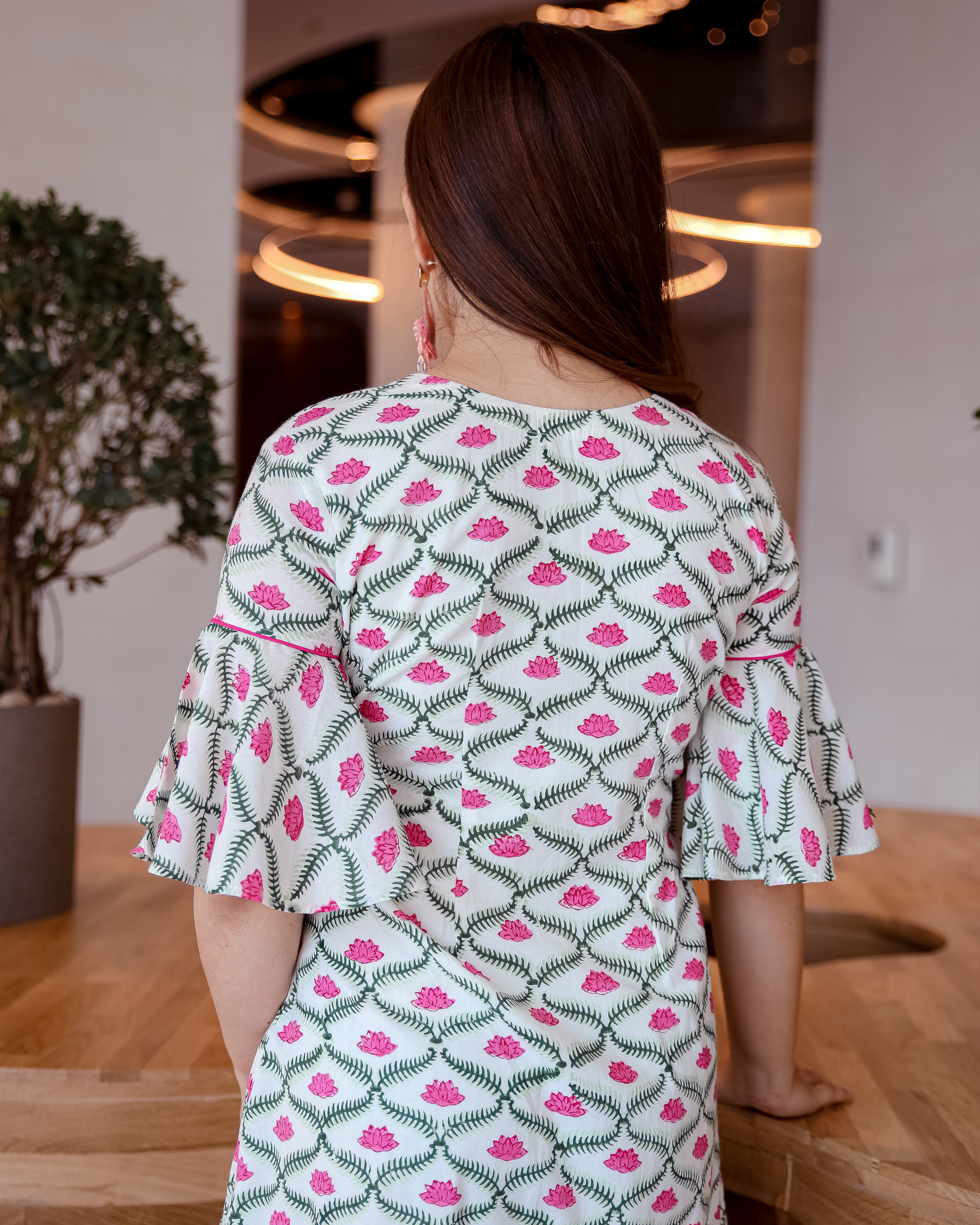 Apple Blossom Cotton Dress