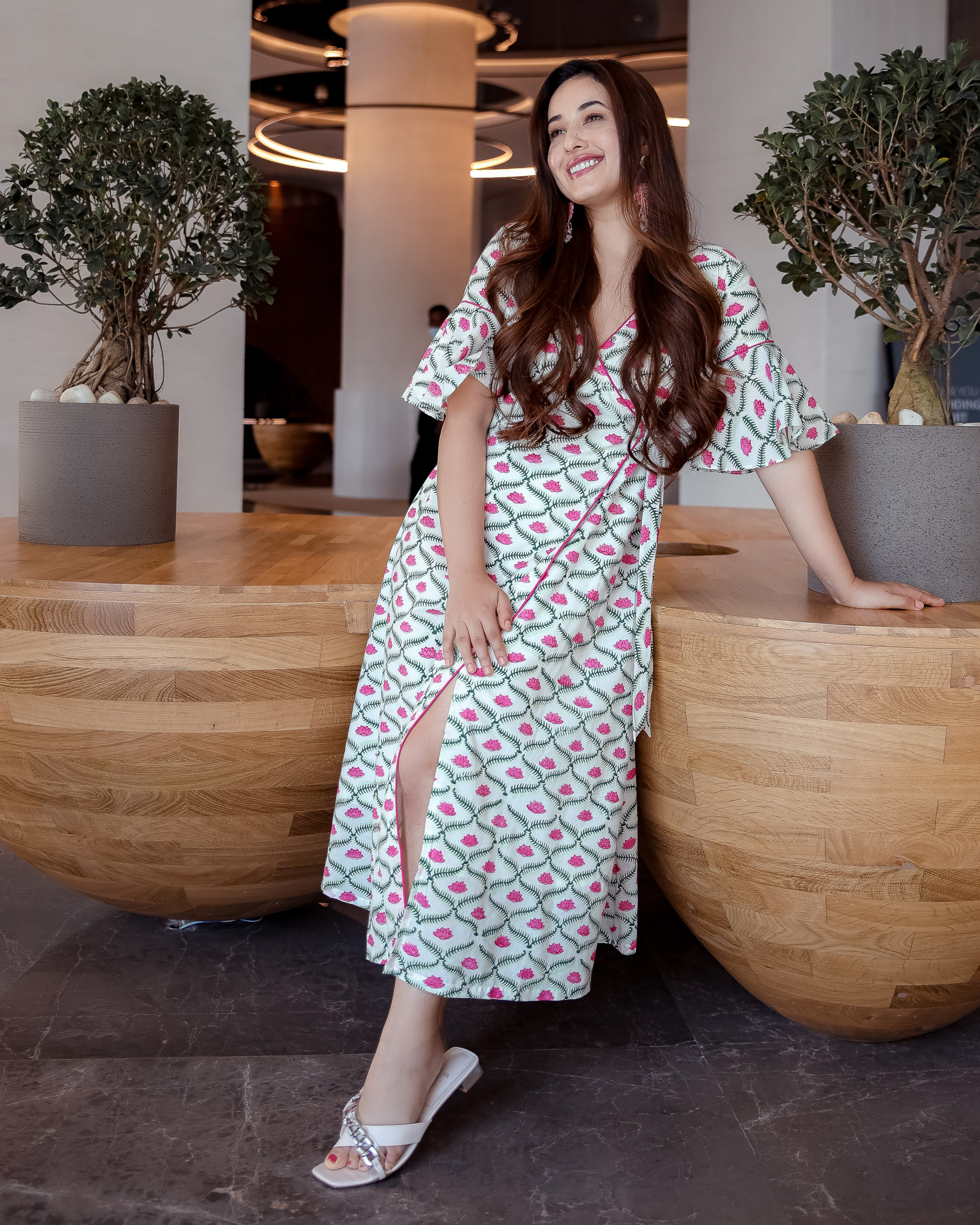 Apple Blossom Cotton Dress