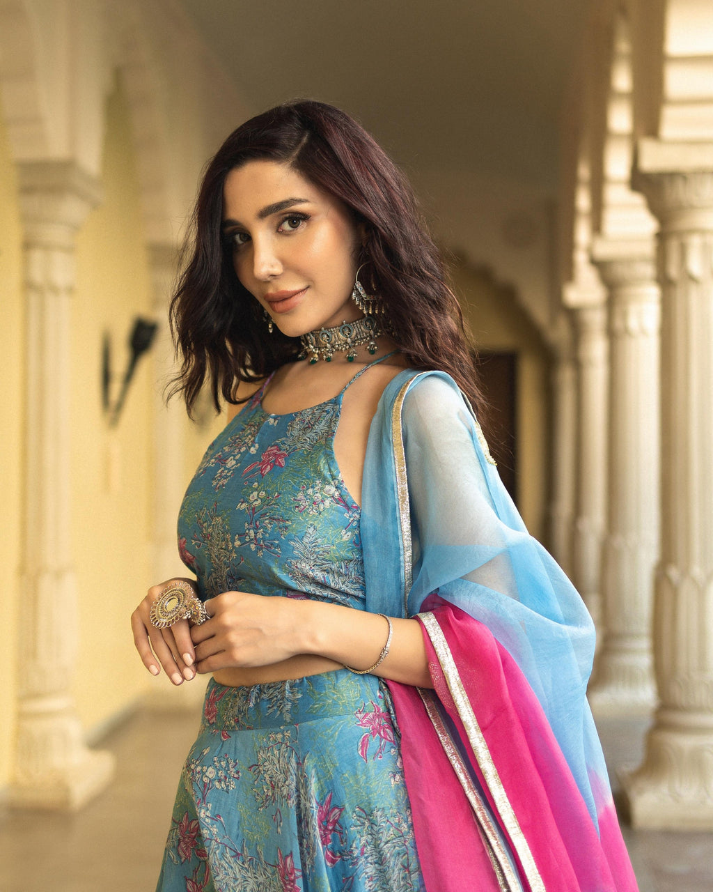 Inara Chanderi Lehenga Set