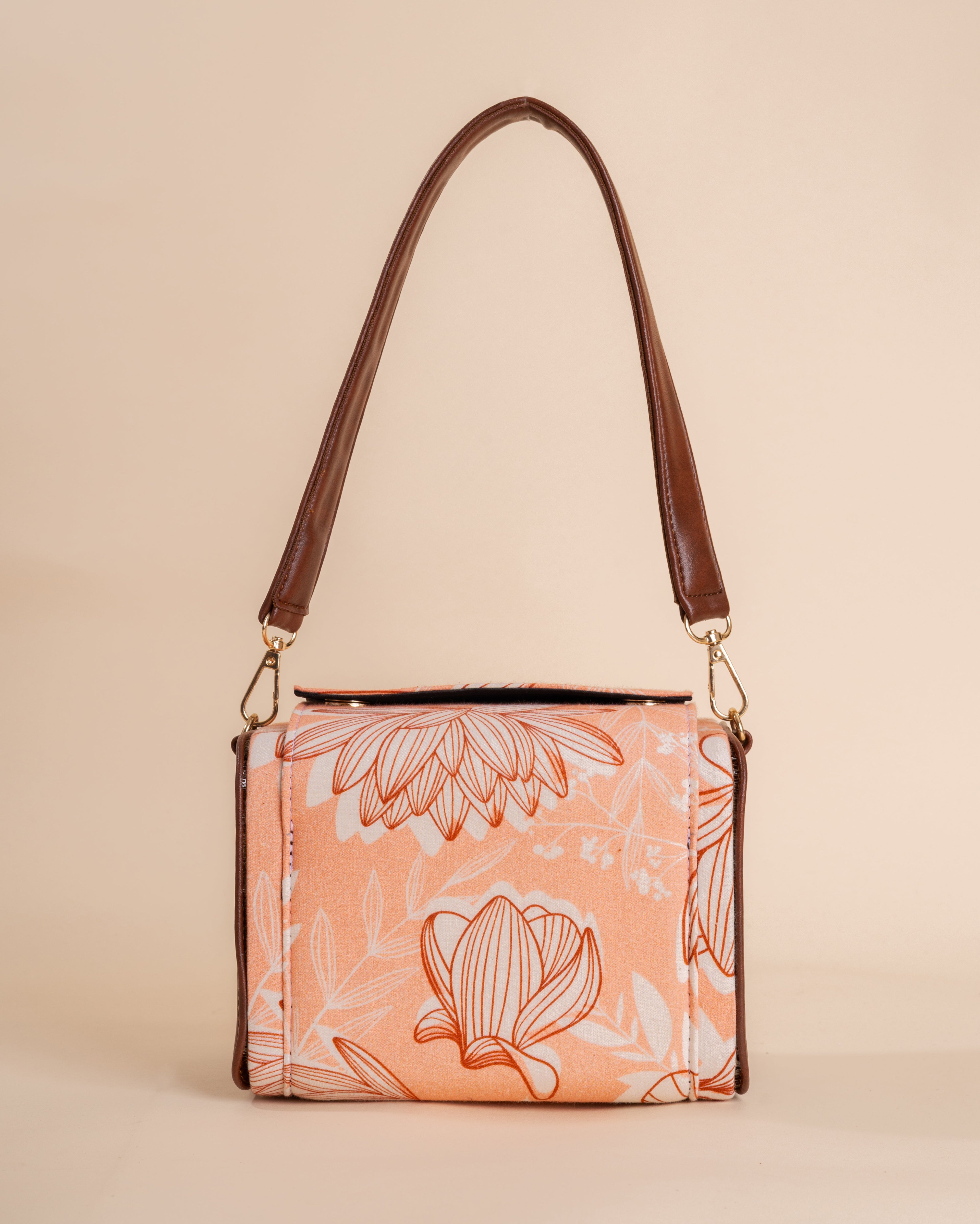 Lunaria Peach Satchel Bag