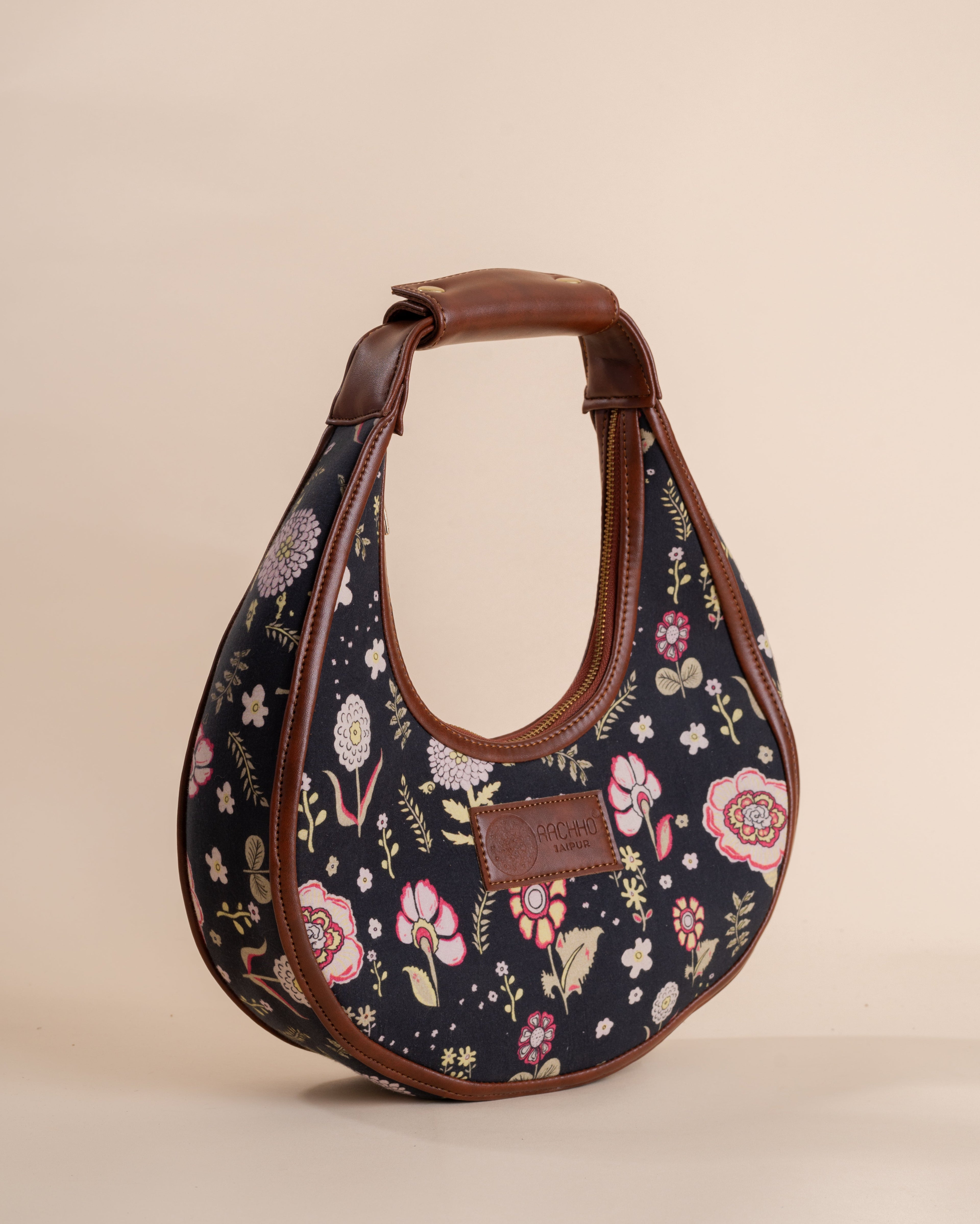 Dune Black Half Moon Bag