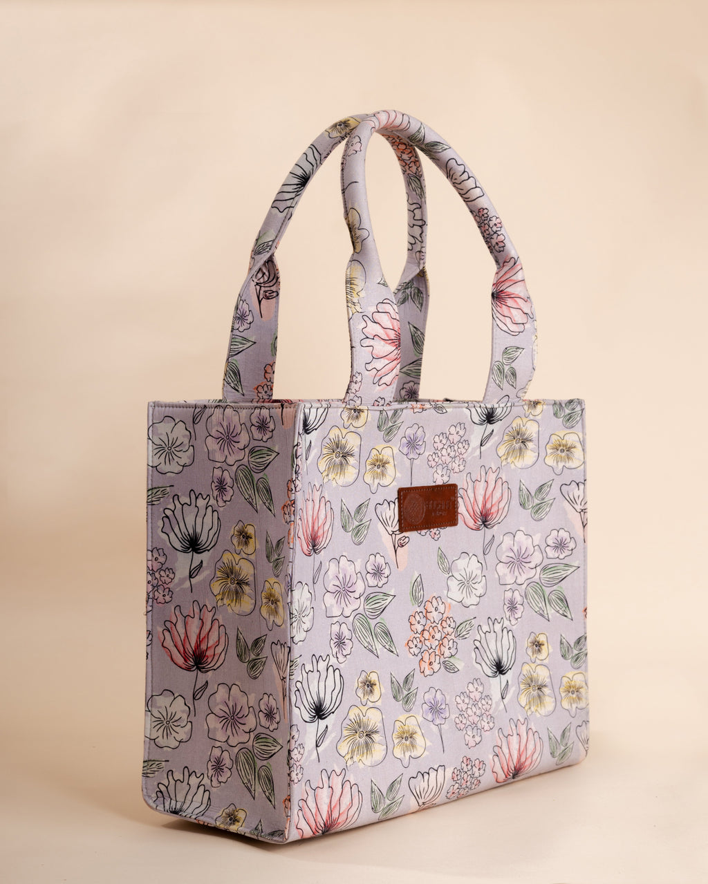 Whimsical Lilac Tote Bag