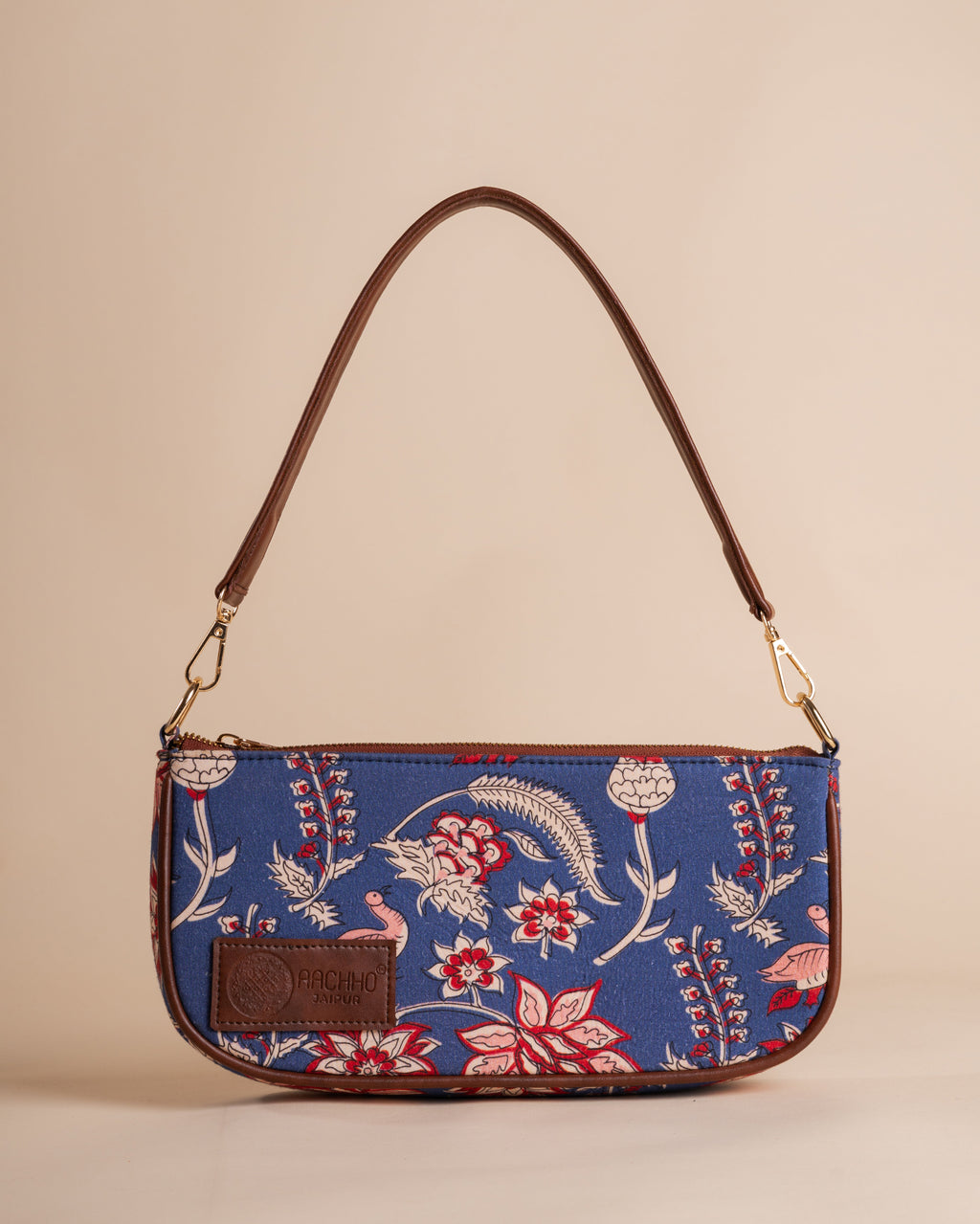 Maranta Blue Baguette Bag