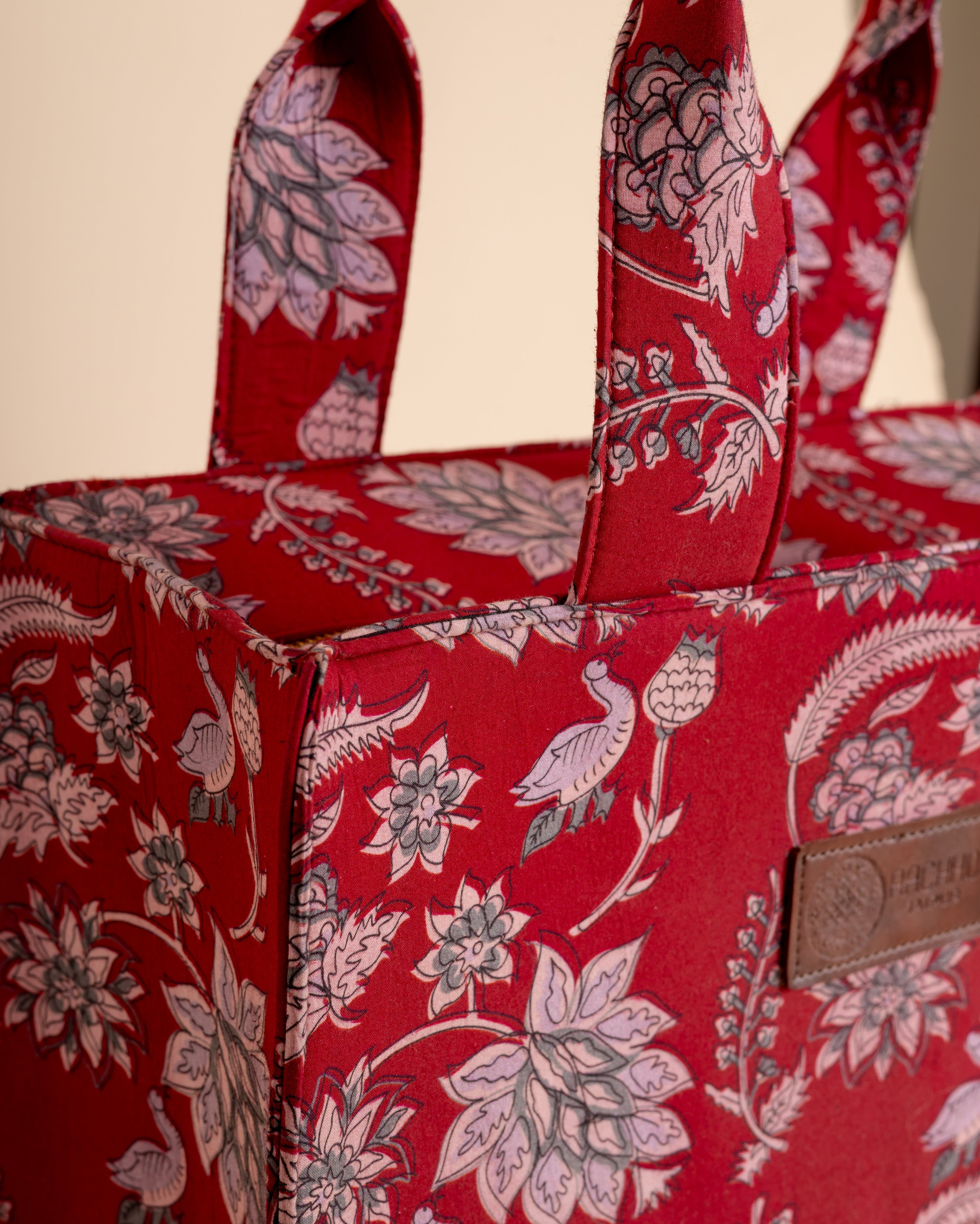 Ember Red Tote Bag