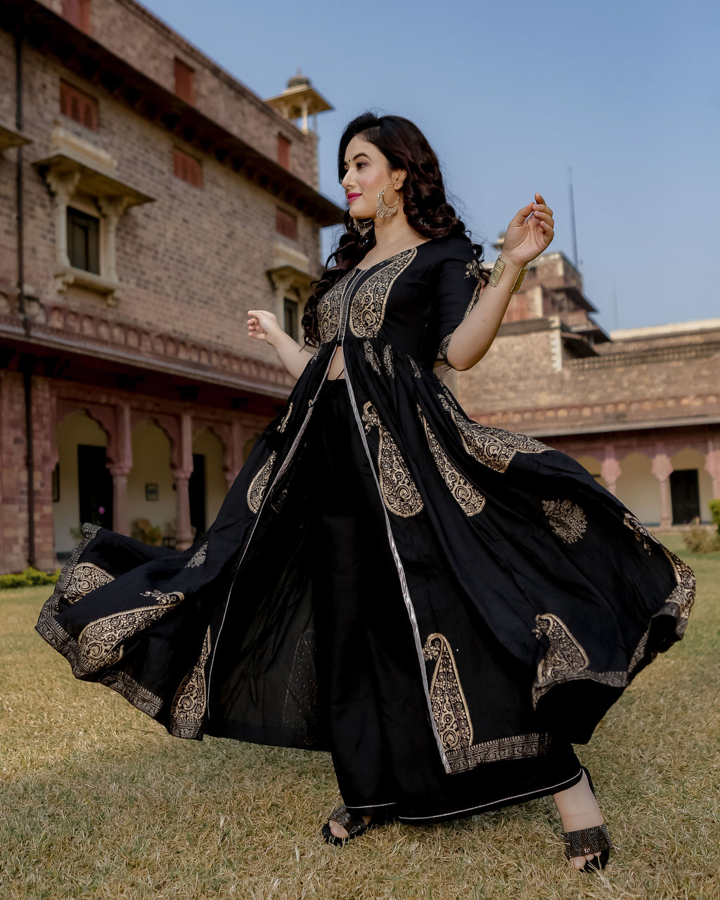 Bella Mughal Handblock Set