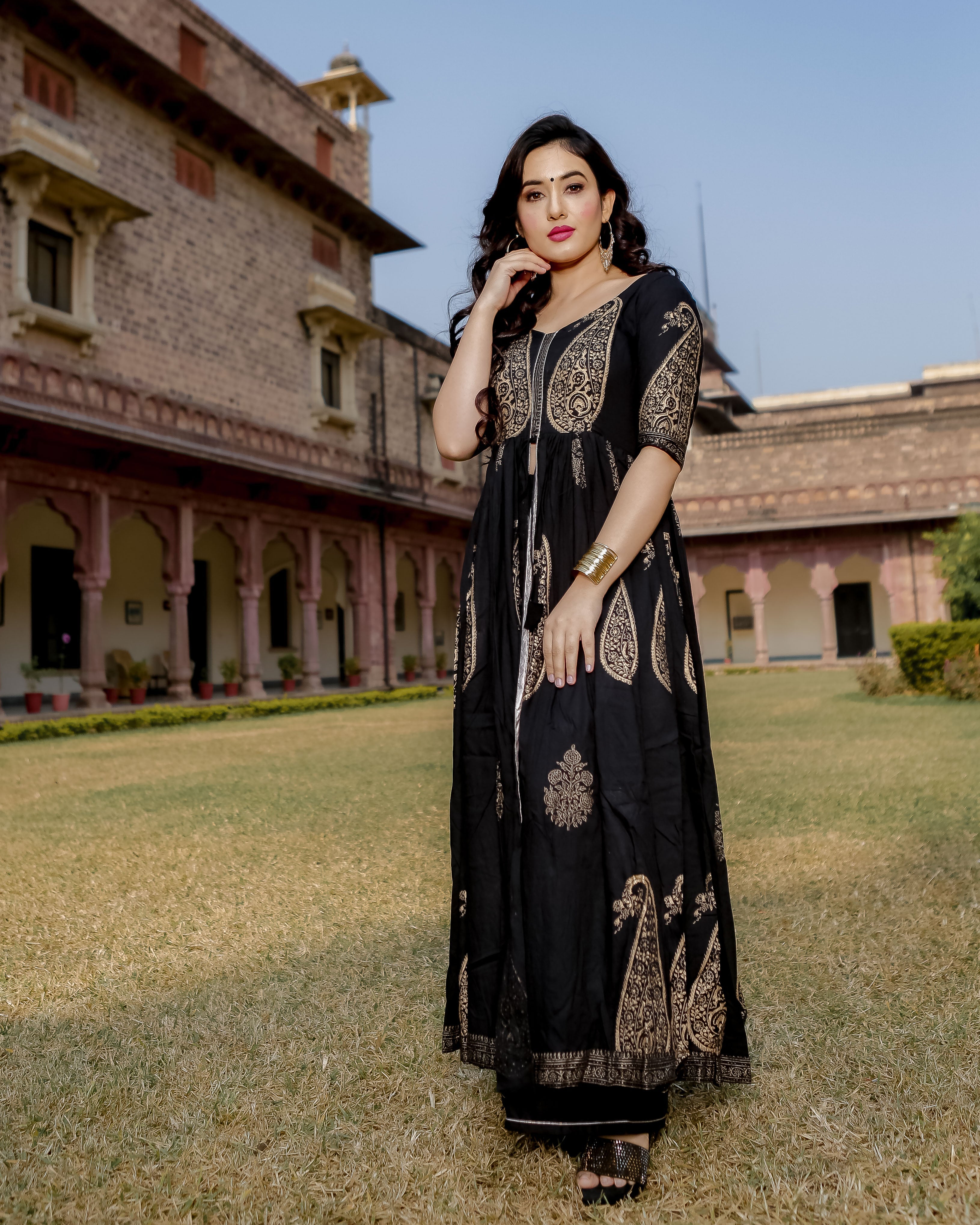 Bella Mughal Handblock Set